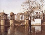 Lockwood de Forest One of the Twenty-four Ghats at Mathura Germany oil painting artist